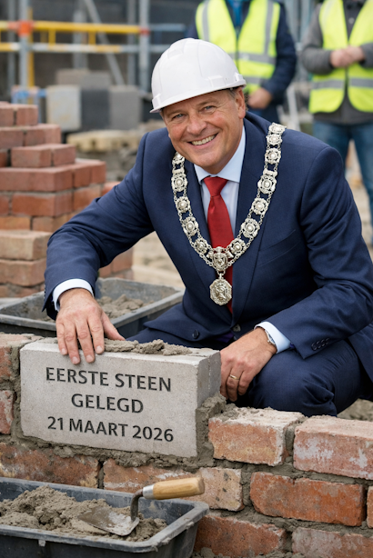 De eerste steen is gelegd