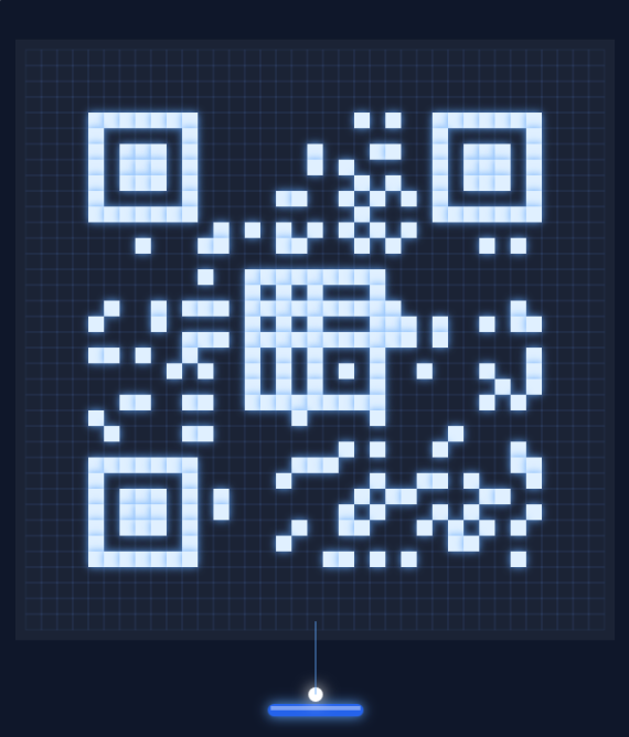 Screenshot van QR-Breakout
